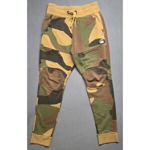 G-Star Raw XS Camo Sweatpant Joggers Military Camo Woodland Forest- 26" Waist